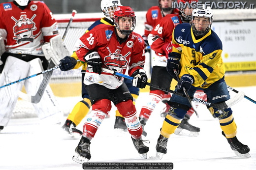 2023-01-29 Valpellice Bulldogs U19-Hockey Trento 01039 Jean Nicolo Leger